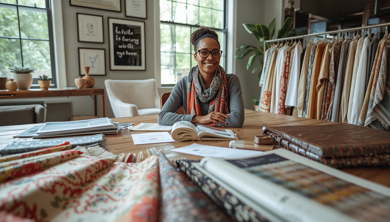 Custom textile decor design consultation